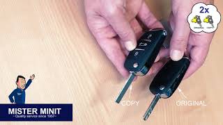 How Are Car Keys With Remote Control Duplicated  MISTER MINIT [upl. by Jauch]