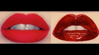 DIY Lippen von glänzend zu matt [upl. by Goodyear]