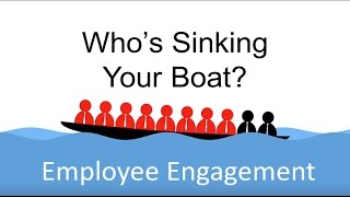 Employee Engagement  Whos Sinking Your Boat [upl. by Philbrook]