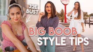 20 TIPS FOR STYLING A BIG BUST  Full Chest Style Guide  Recommendations ♡ [upl. by Ayikur428]