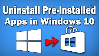 How to Uninstall Pre Installed Apps in Windows 10 Using PowerShell [upl. by Limak625]