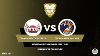 WNBL1 Team Solent Kestrels v Worcester Wolves  031222 [upl. by Oelc83]