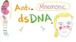 AntidsDNA autoantibodies  Mnemonic  Systemic Lupus Erythematosus SLE [upl. by Yhtomot]