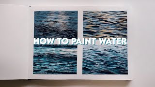 Gouache Water Studies [upl. by Ynattib]