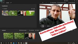 VideoEditor von Microsoft  Kostenloses Schnittprogramm unter Windows 10 [upl. by Trebbor]