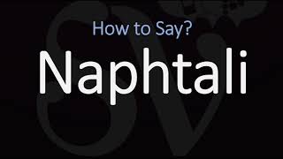 How to Pronounce Naphtali CORRECTLY [upl. by Myra]