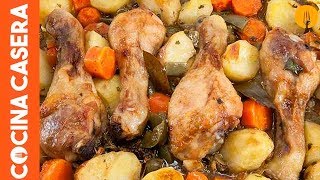 Muslos de pollo al horno [upl. by Mert837]