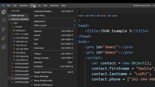 Microsoft Visual Studio Code  How to view HTML code in a browser [upl. by Veejar]