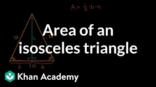 Area of an isosceles triangle [upl. by Stephani314]