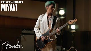 Miyavi  American Acoustasonic Stratocaster  Fender [upl. by Adriana]