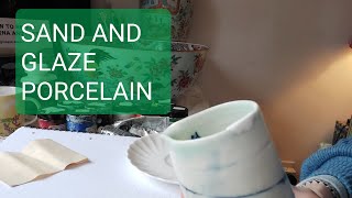 HOW TO SAND MILLIPUT ON PORCELAIN AND GLAZE [upl. by Zane]