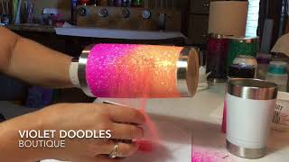 Perfect Glitter Ombre Stainless Tumblers [upl. by Ethelred149]