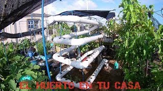 COMO HACER UN HUERTO GRANDE EN TUBO PVC [upl. by Ajan]