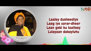 LYRICS  Heestii Laaley  Hibo Maxamed Huddoon Hibo Nuura [upl. by Akenn]