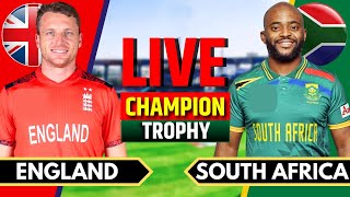 South Africa vs England Match 11  Live Cricket Match Today  SA vs ENG  Champions Trophy [upl. by Lydnek]