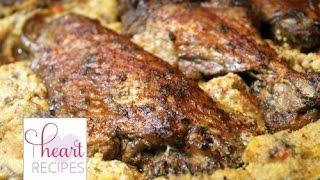 Baked Turkey Wings Recipe  I Heart Recipes [upl. by Enad]