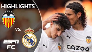 Valencia vs Real Madrid  LaLiga Highlights  ESPN FC [upl. by Selima767]