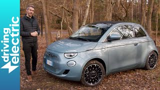 New Fiat 500 electric car review – DrivingElectric [upl. by Badger]