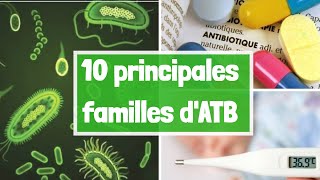 LES PRINCIPALES FAMILLES DES ANTIBIOTIQUES EN 4 MIN [upl. by Claudetta]