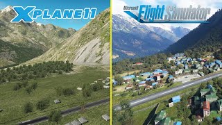 XPlane 11 vs FS2020  Microsoft Flight Simulator 2020 [upl. by Lombardy]