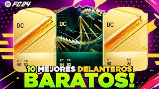 TOP 10 MEJORES DELANTEROS BARATOS EN EA FC 24 [upl. by Jerroll56]