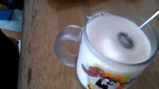 Aerolatte Review Frothing Cold Milk In Under 1 Minute [upl. by Arak869]