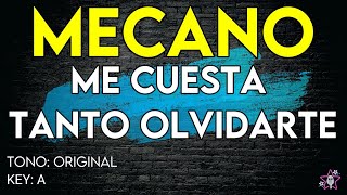 Mecano  Me Cuesta Tanto Olvidarte  Karaoke Instrumental [upl. by Zeus]