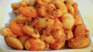 Giant Baked Beans  Fasolia Gigantes  Traditional Greek Recipe [upl. by Ahsenyl116]