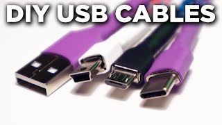 How to Solder USB C Micro Mini and A Connectors for Custom Keyboard Cables [upl. by Yendirb]