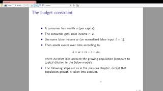 The RamseyCassKoopmans Model Part 1 Derivation [upl. by Doss401]