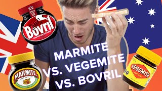 Marmite Vs Vegemite Vs Bovril [upl. by Nylorac]