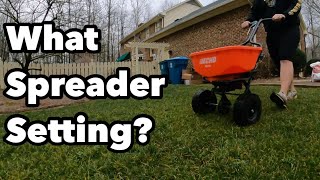 Fertilizer Spreader Settings Step by Step Details [upl. by Bollinger741]