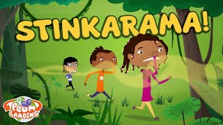 Stinkarama  Jungle 3  PLUM LANDING on PBS KIDS [upl. by Adiehsar]