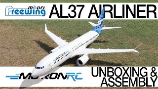 Freewing AL37 Airliner  Unboxing and Assembly  Motion RC [upl. by Iralav]