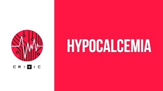 Hypocalcemia  a short outline [upl. by Idonah]