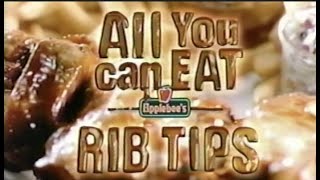 Applebees Commercial quotAll you can eat rib tipsquot 2003 [upl. by Vassaux421]