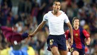 RIVALDO 3 GOALS VS VALENCIA 2001 [upl. by Kinimod]