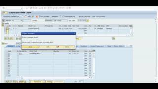 SAP MM Creating Service PO amp Service Entry Sheet [upl. by Utham55]