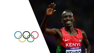 Ezekiel Kemboi KEN Wins 3000m Steeplechase Gold  London 2012 Olympics [upl. by Akkimat]