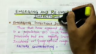 Emerging and Reemerging infections  Applied microbiology  Handwritten notes [upl. by Kcirdneked]