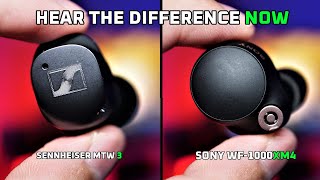 Sennheiser Momentum True Wireless 3 vs Sony WF1000XM4 Review  The New KING 👑😲 [upl. by Aynodal415]