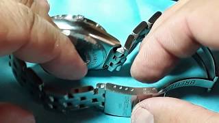 How to Resize a Breitling Pilot Bracelet [upl. by Toh383]