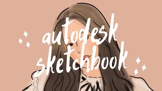 easy autodesk sketchbook tutorial beginners [upl. by Vyse]